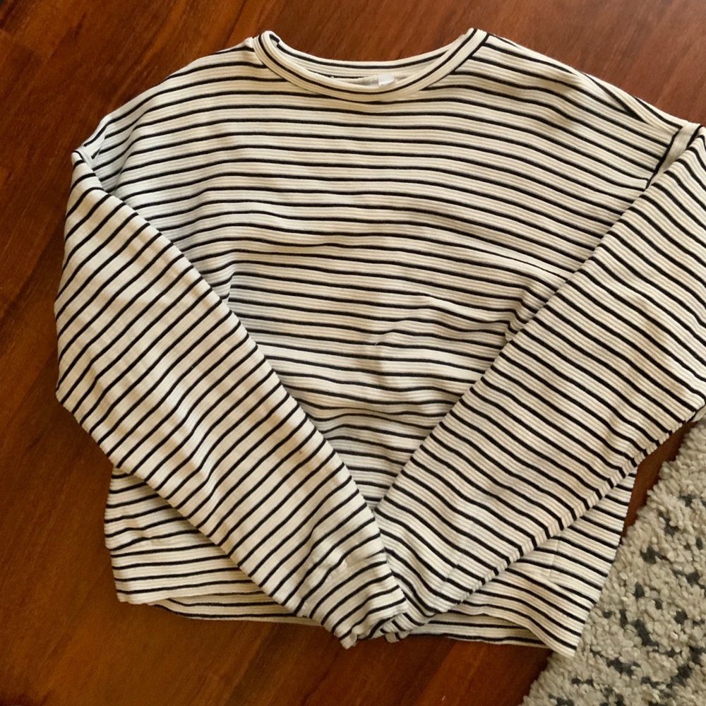 American Apparel B/W Striped Sweater